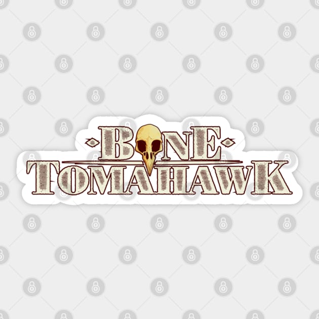 Bone Tomahawk Sticker by INLE Designs